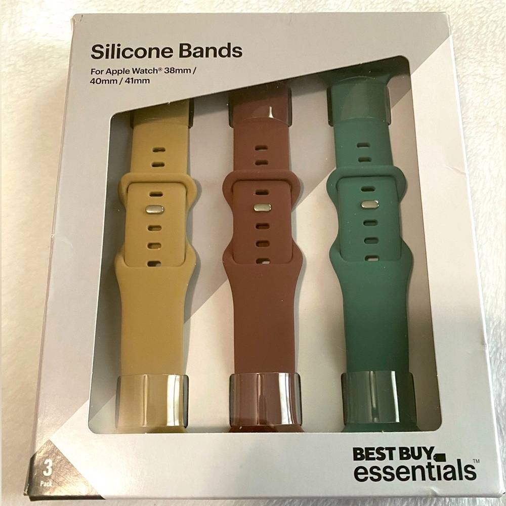 Apple Watch Silicone Bands (New)